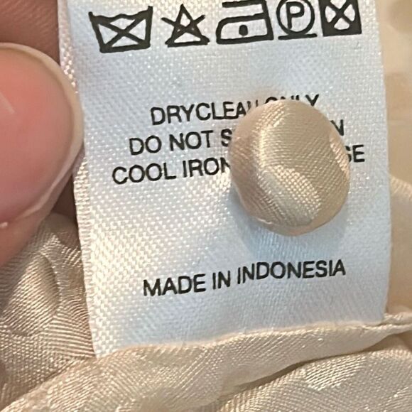 Magali Pascal Size S Puff Sleeve Tiffin Top Ivory Ruffle Coquette Feminine NWT - Picture 14 of 14